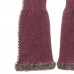 Cashmere Blend gloves with crochet decoration on the side and the bottom packaged in Signature box